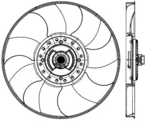 Термомуфта TR > 06 2,2/2,4 6С118С617СС/1695329/1436157 MAHLE PREMIUM LINE