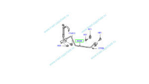 Трубка ГУРа шланг подача 2.4 (6C11 3E586-AG)