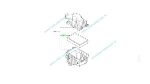 Фильтр воздушный RWD TR > 06  BK31-9601-BA  1C159601AF  ATY (с префильтром)