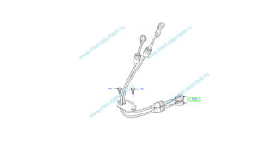 Трос КПП (МТ 82)  TR > 06-14 ( задний привод ) 115-155 SAMPART