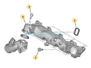 Коллектор впускной (Евро-4) передний привод