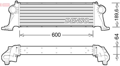 Интеркулер Iveco Daily (2000-2011год) 5801349166/5801313640 DENSO