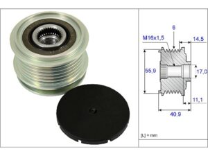 Шкив генератора AUDI A3/VW GOLF,BORA,PASSAT INA