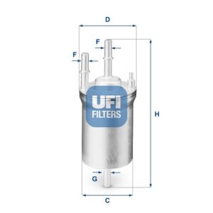 Фильтр топливный Audi, VW, Seat, Skoda 1.4 UFI