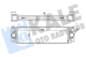 Интеркулер Volkswagen Crafter 2.5 KALE