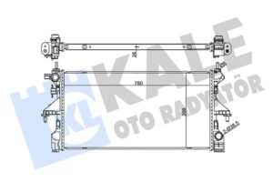 Радиатор охлаждения (ДВС) основной Peugeot Boxer (Евро 6) KALE