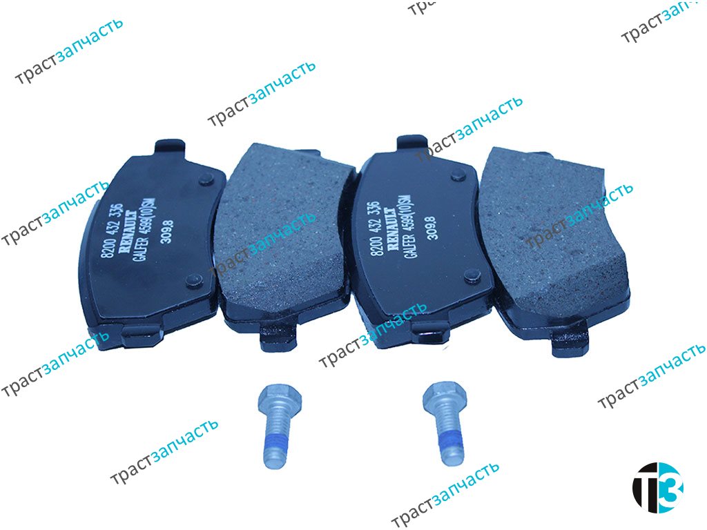 Тормозные колодки передние VAZ Largus,Renault Duster, Nissan NOTE 410608481R/410604775R ORG