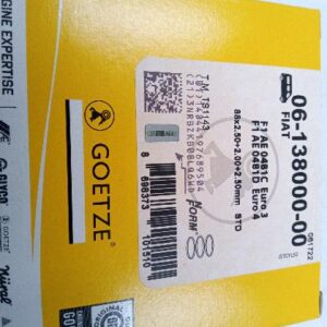 Кольца поршневые Fiat Ducato 2.3 Евро 3-4, STD, (цена за ком-т на 4 порш.) GOETZE