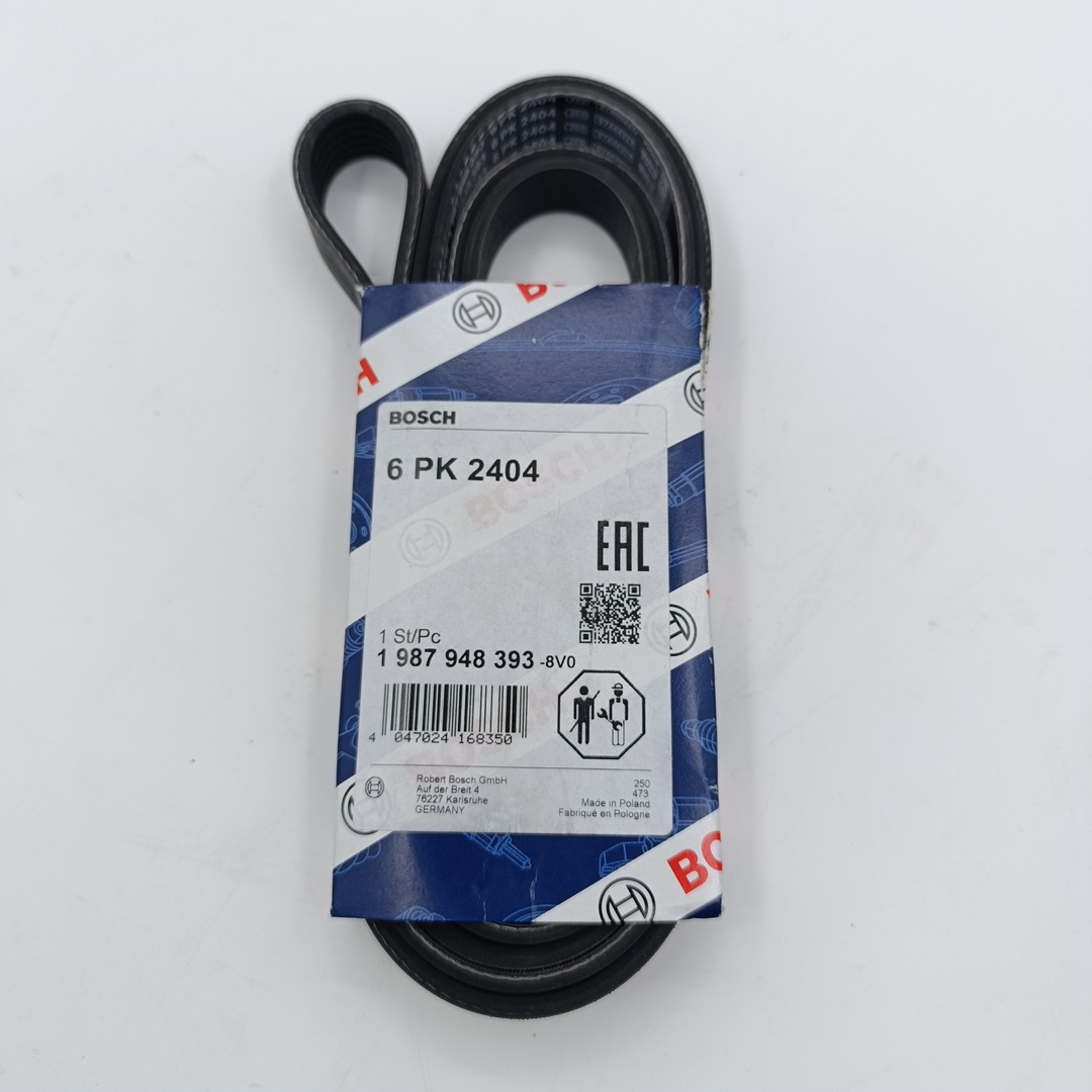 Ремень привода генератора 6PK2404 Audi A4, VW Passat 2.5TDi 01> BOSCH EUROPE - Миниатюра товара 2