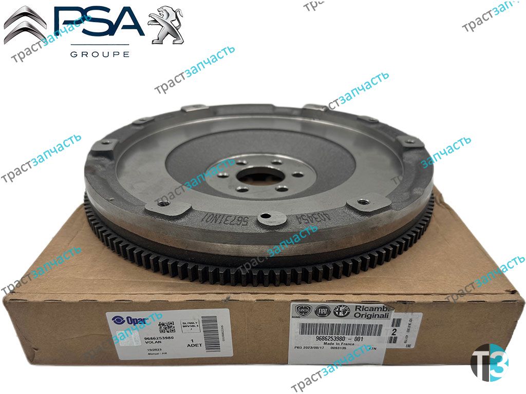 Маховик Peugeot Expert II 2007-2016 9686253980/532T2 ORG PSA - Миниатюра товара 1
