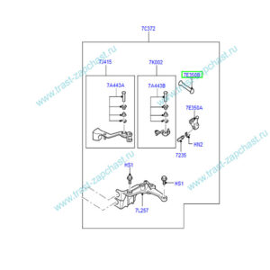 Тяга переключения передач MT 82 6-ти ступенчатая 6C1R7F027CA/1388048 OTOCAH