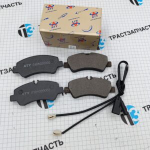 Тормозные колодки задние TR > 14 г.+ Custom>12 (датчик износа длинн. провод) ATY