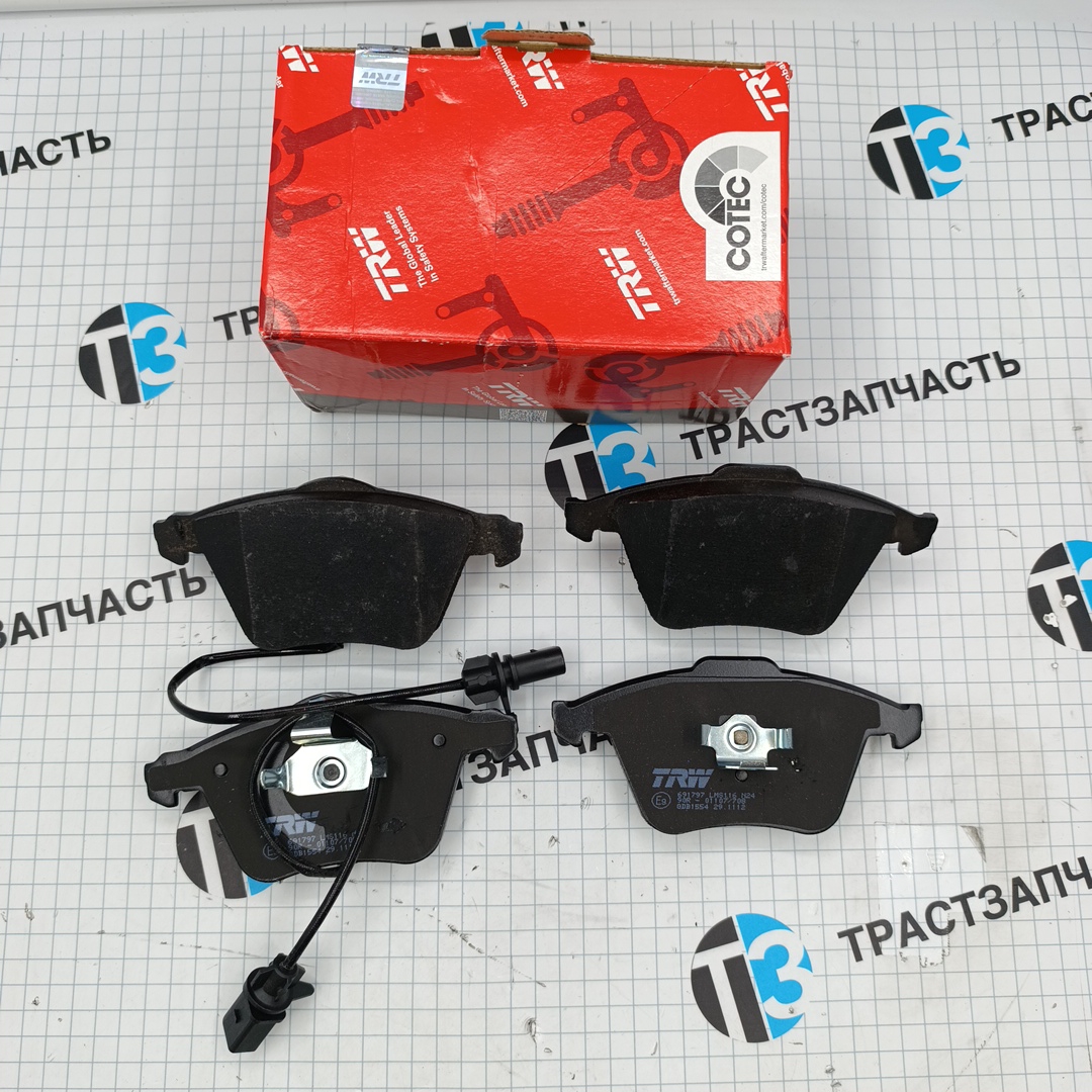 Тормозные колодки передние VAG Audi A4(B7), A6 (С6) TRW - Миниатюра товара 2