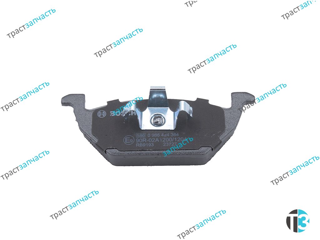 Тормозные колодки передние VAG Audi, VW, Seat, Skoda 1.4-1.6 (96-00)  BOSCH EUROPE - Миниатюра товара 2