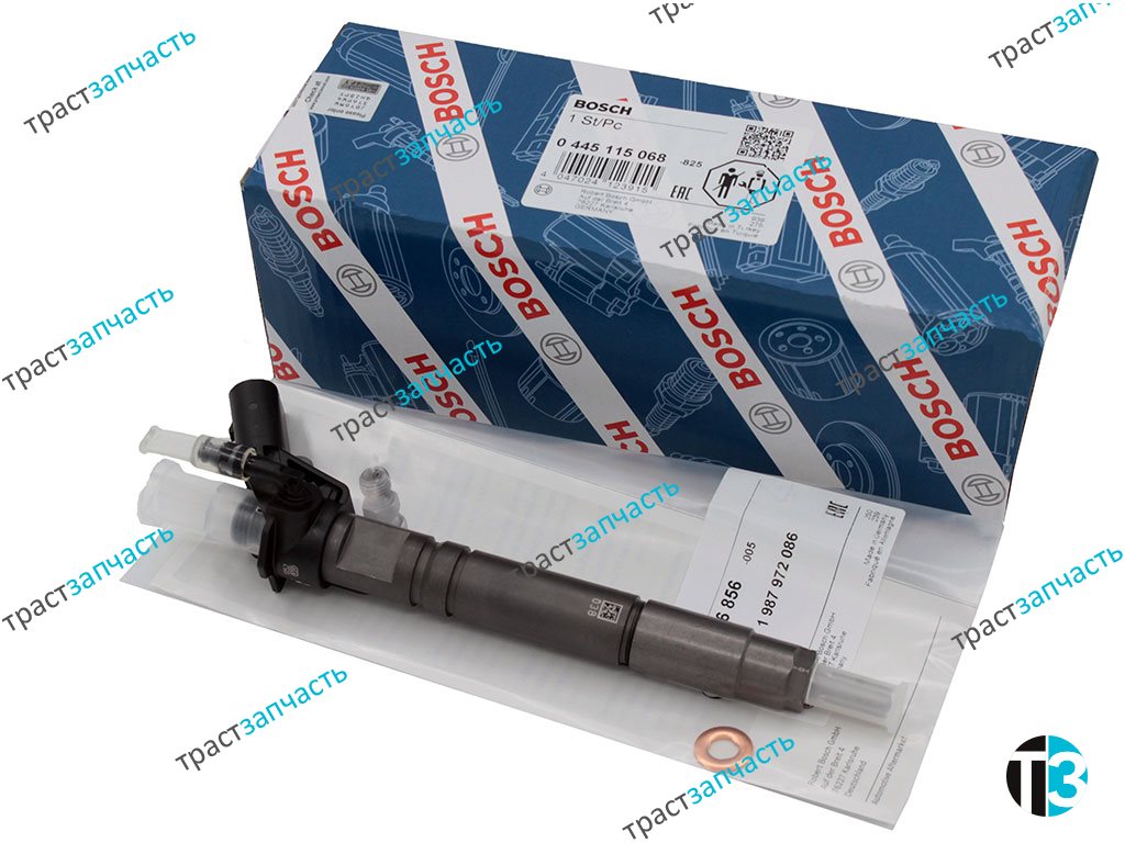 Форсунка топливная MB Sprinter  OM 646 Evro 4 A6460700300/0445115068 BOSCH EUROPE - Миниатюра товара 1