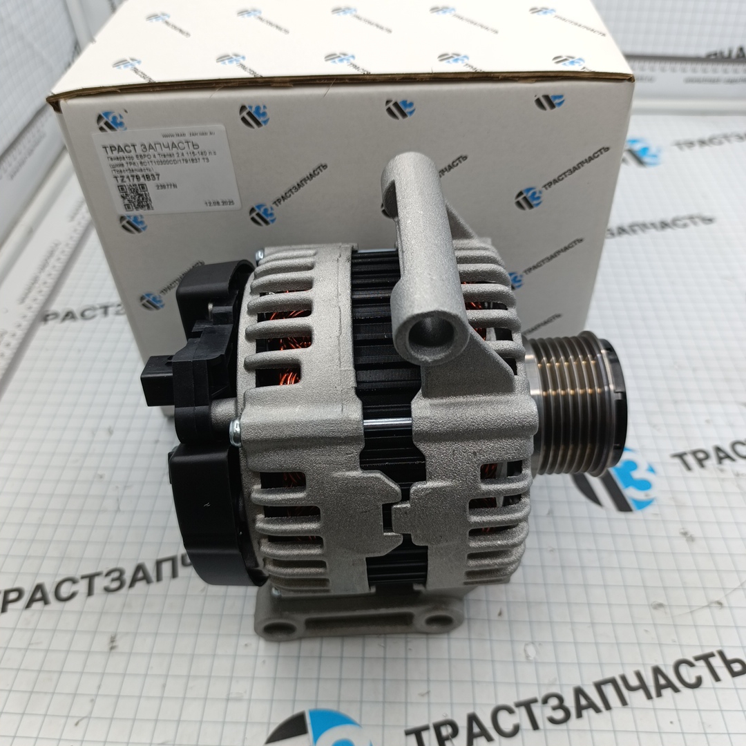 Генератор ЕВРО 4 Transit 2.4 115-140 л.с (шкив 7PK) 6C1T10300CD/1791837 ТЗ (ТрастЗапчасть) - Миниатюра товара 2