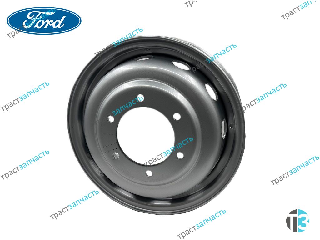 Диск колесный стальной TR > 06 R16 RWD (двухскатные задние колеса) 6C111007BC/1689810/1877705 OTOCAH - Миниатюра товара 1
