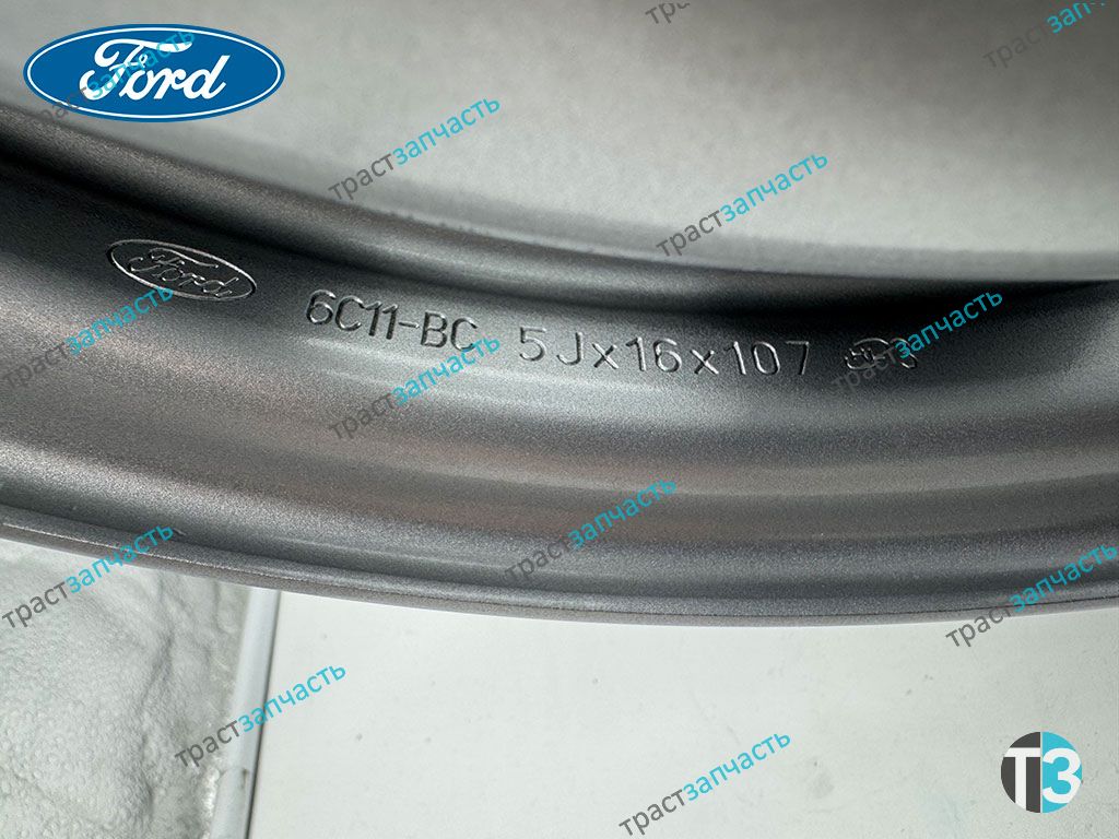 Диск колесный стальной TR > 06 R16 RWD (двухскатные задние колеса) 6C111007BC/1689810/1877705 OTOCAH - Миниатюра товара 2