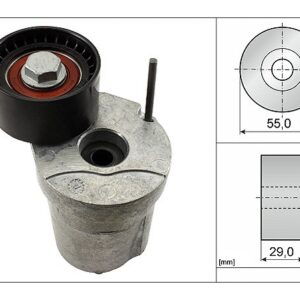 Ролик генератора BMW 2,0 — 3,0 D 1,3,5,7 (E81,87,90,91,F07,F11,F01-F04) 04-> (НАТЯЖНОЙ) INA EUROPE