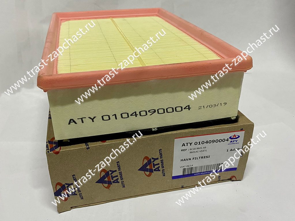 Фильтр воздушный TR > 06 RWD BK319601BA/1C159601AF/1900519/1741635/T209921 ATY (с префильтром) - Миниатюра товара 1