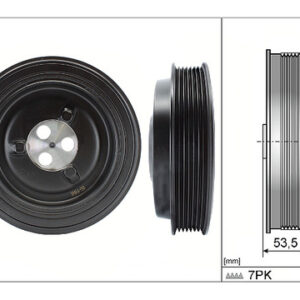 Шкив коленвала демпферный TR > 06 RWD BK3Q6B319CB/1748942 INA EUROPE