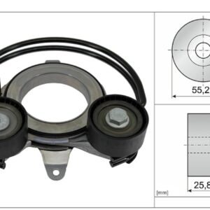 Ролик генератора VAG Audi A4(B9),Seat,Skoda,Volkswagen (натяжной) 2.0 TFSI (c 2017г.) INA