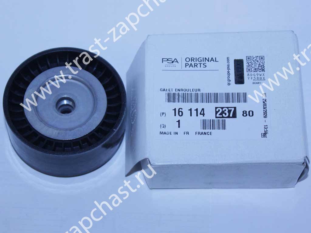 Ролик генератора Ford Transit, Peugeot Boxer 2.2 (FWD, перед.привод) (обводной, ГЛАДКИЙ) PSA