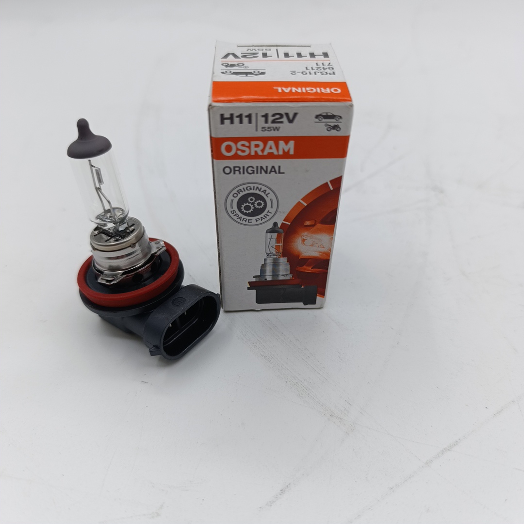 Лампа H11 12V 55W (ORIGINAL OSRAM EUROPE) - Миниатюра товара 1