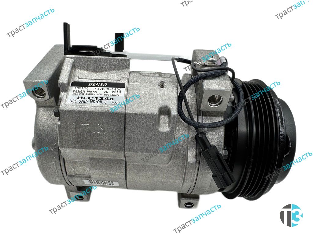 Компрессор кондиционера Iveco Daily 3.0 с 06 500060320/500060319/5801362246 NAVECO внутри DENSO - Миниатюра товара 2