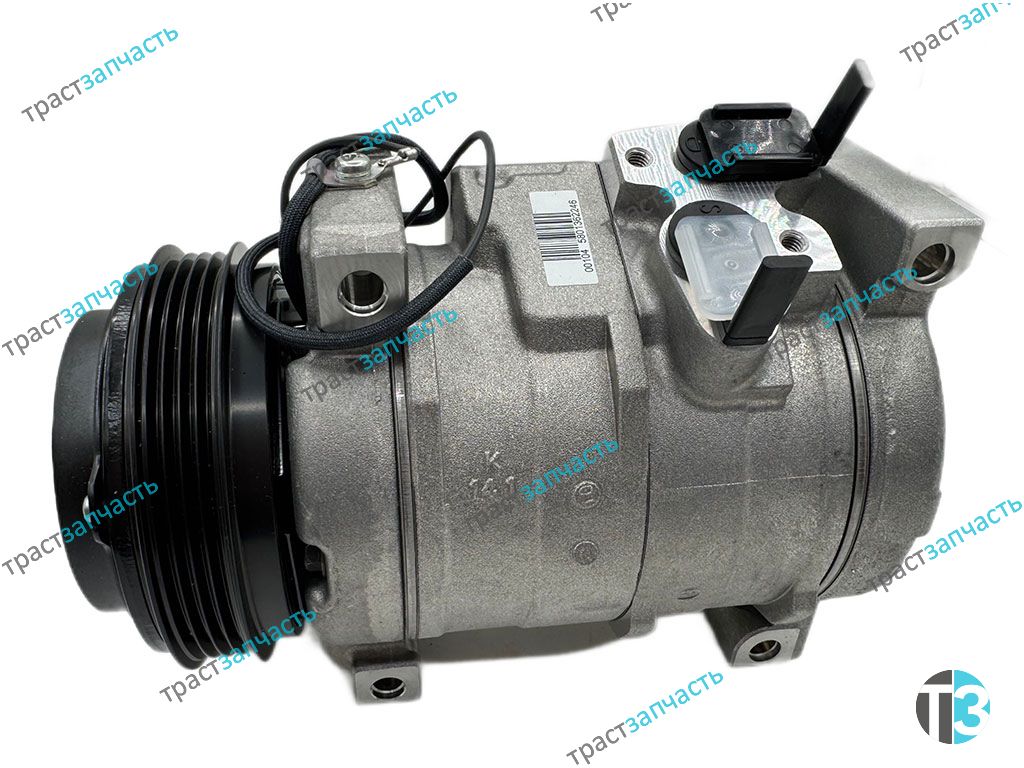 Компрессор кондиционера Iveco Daily 3.0 с 06 500060320/500060319/5801362246 NAVECO внутри DENSO - Миниатюра товара 3