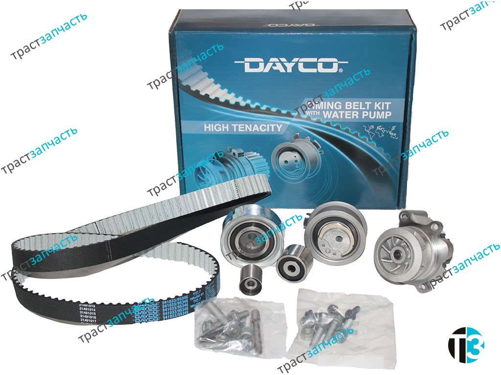 Комплект ГРМ+Помпа VAG Audi,Volkswagen,Skoda 1.6-2.0 TDI (дизель) DAYCO - Миниатюра товара 1