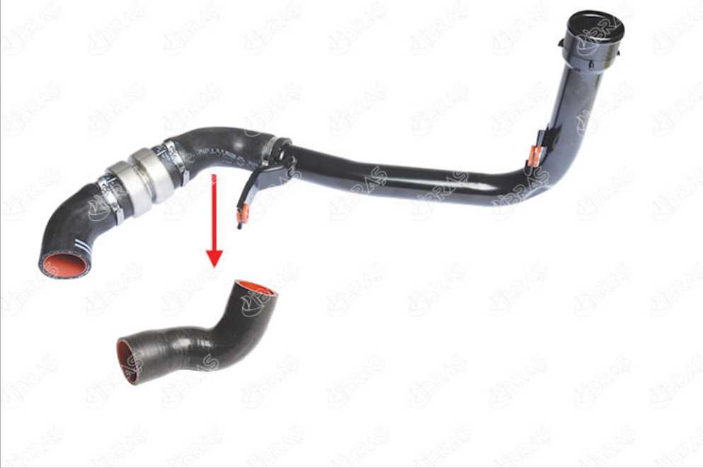 Патрубок (турбина-интеркулер) Peugeot Boxer 2.2 Евро-5 (сред.часть) 1606660380/1366746080 IBRAS - Миниатюра товара 1