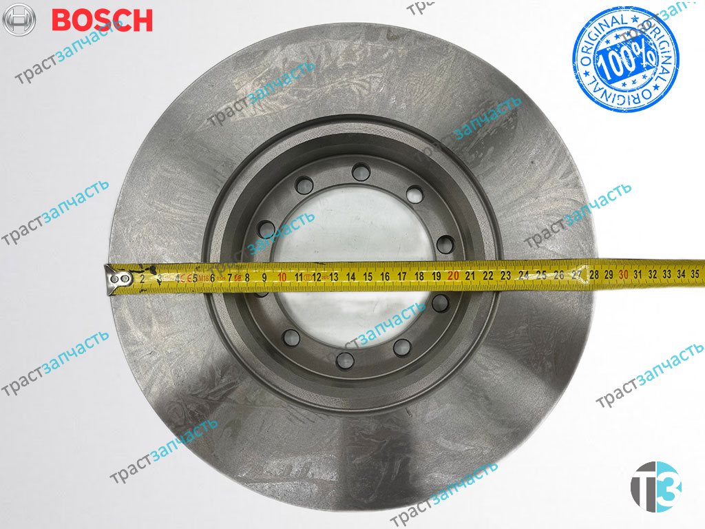 Диск тормозной задний 2.2 RWD 140-155 л.с 8C1V-2A315-AA BOSCH EUROPE - Миниатюра товара 4