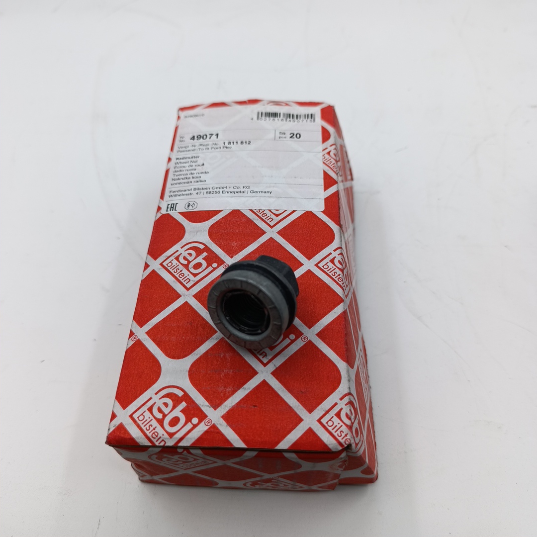 Гайка колесная TR > 14- (M14х1,5мм) ( для стального диска) двускат BK311K024AB/1811812  FEBI - Миниатюра товара 1