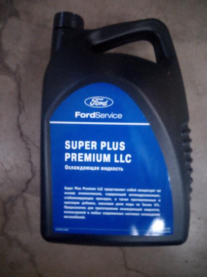 Антифриз G12 5л (красный, концентрат) Super Plus (M97B44-D) (ORIGINAL Ford Europe) - Миниатюра товара 1