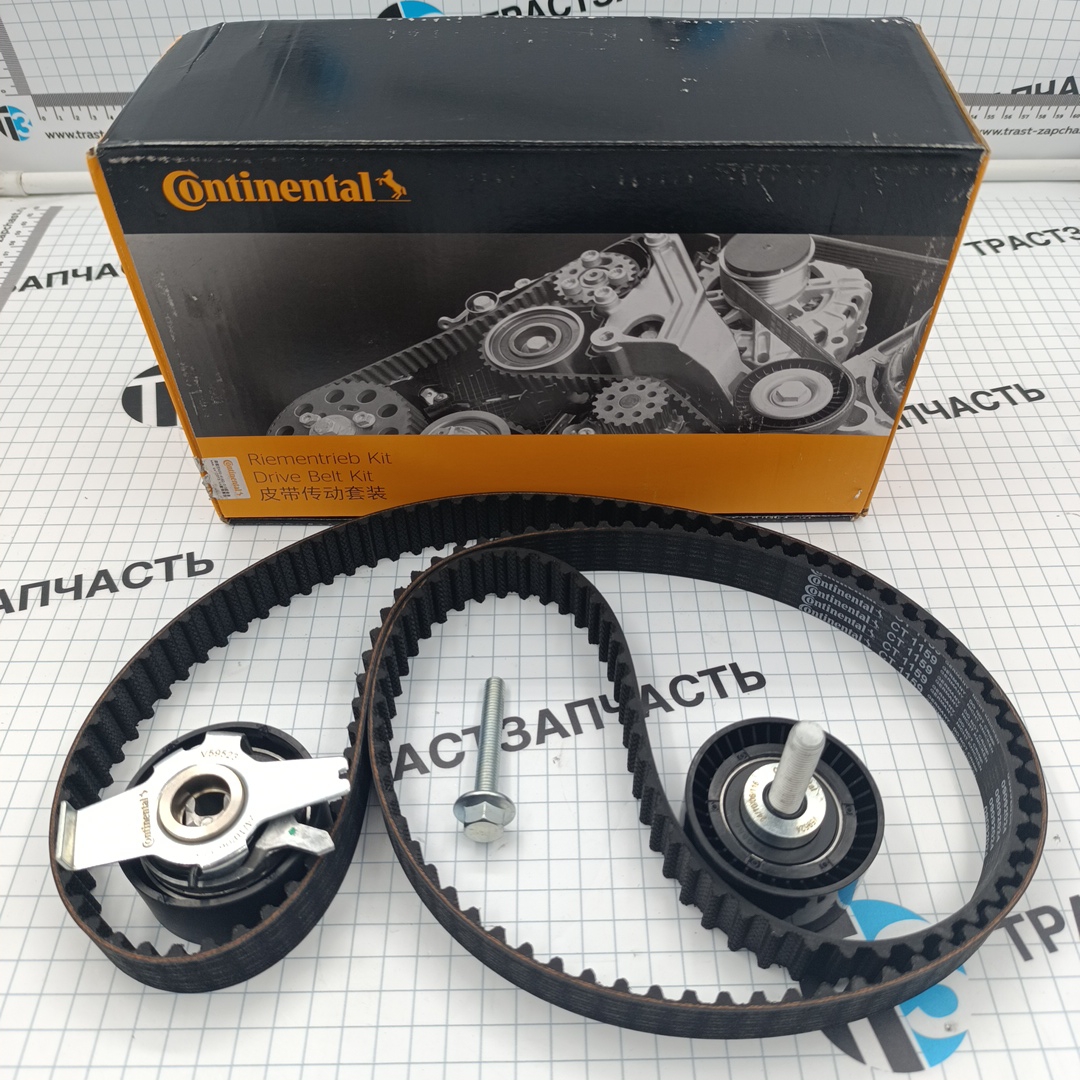 Комплект ГРМ Great Wall Hover H5, Wingle 7 2.0 (ремень+ролики) (ORIGINAL CONTINENTAL) - Миниатюра товара 1