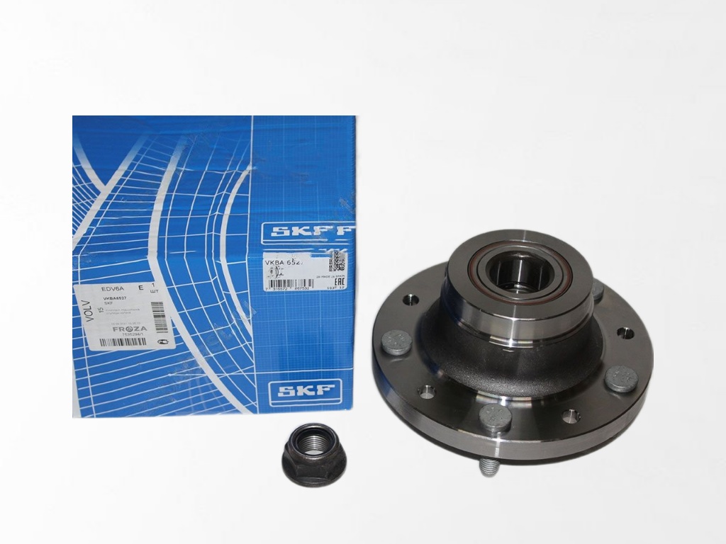 Ступица колеса задняя TR > 06 FWD R15 BK212B664AB/1377911/1756721 SKF (c гайкой) - Миниатюра товара 1