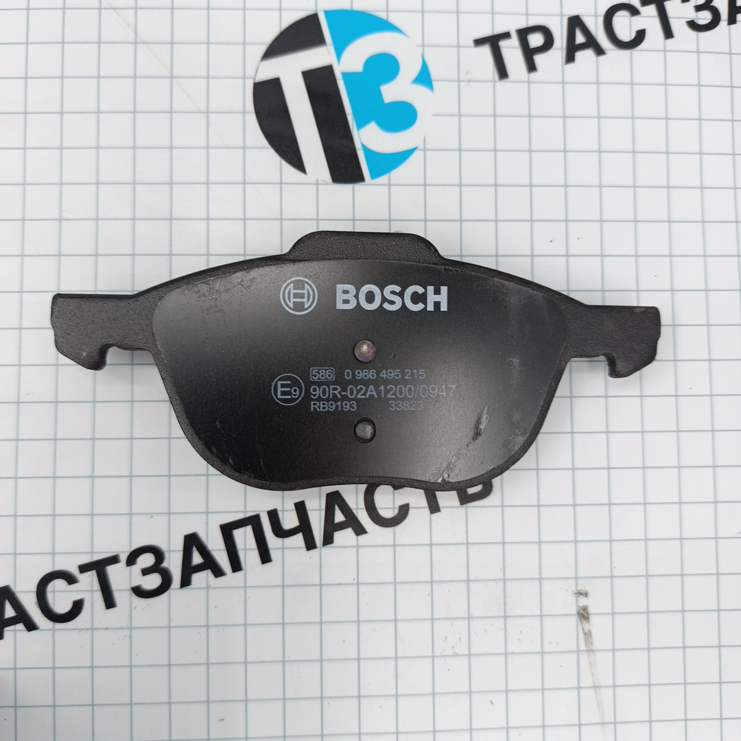 Тормозные колодки передние Ford Focus/C-Max 03-> MAZDA 3 03-> VOLVO S40 I-II 03-> BOSCH EUROPE - Миниатюра товара 2