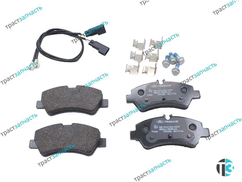 Тормозные колодки задние TR > 14 г.+ Custom>12 (датчик износа длинн. провод) OTOCAH
