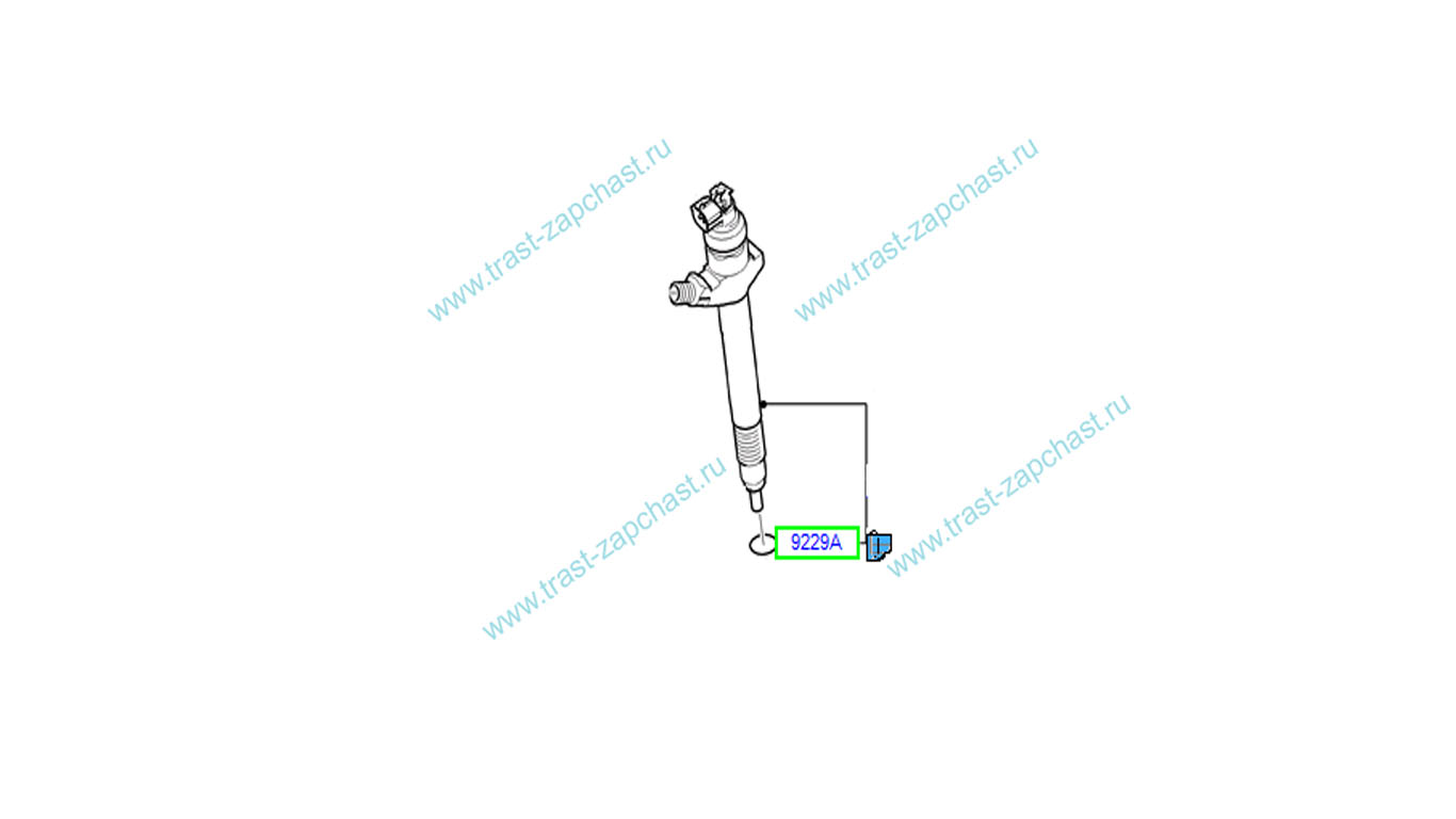 Шайба форсунки( ЕВРО 4 ) 6C1Q9M577AB/1378433/014905 PSA - Миниатюра товара 1