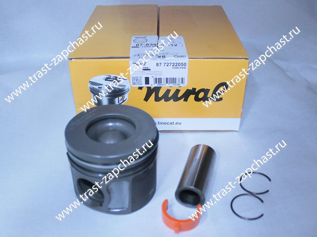 Поршень в сборе ЕВРО 4 2.2 0,5 Ford PSA ВЫСОКИЕ h-75,кам d- 47 mm (ЦЕНА за 4 шт) NURAL EUROPE - Миниатюра товара 2