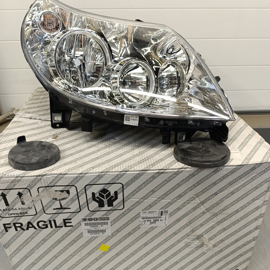 Фара PSA FIAT 250 кузов (Пассажирск.сторона) RH 1606926880/1340663080/1369495080 ORG PSA - Миниатюра товара 6