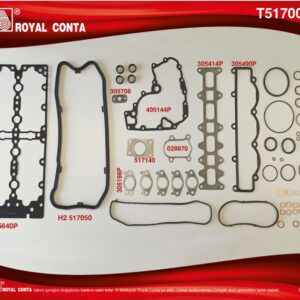 Комплект прокладок двигателя 2.3 Ducato (без прокладки ГБЦ) ROYAL