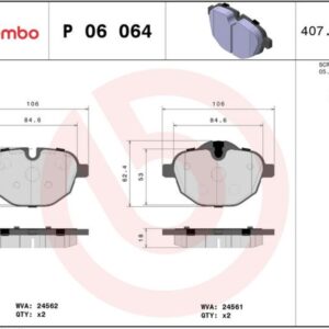 Тормозные колодки задние BMW 5 F10/F11/X3 F25/Z4 E89 2.0-3.0 10-