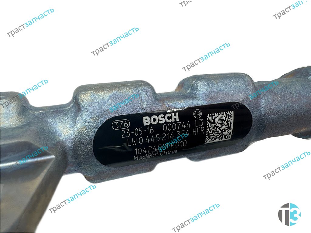 Топливная рампа Sollers Atlant 2.7D 149л.с (Евро 5) 0445214354/1042400FE010 ORG JAC - Миниатюра товара 2