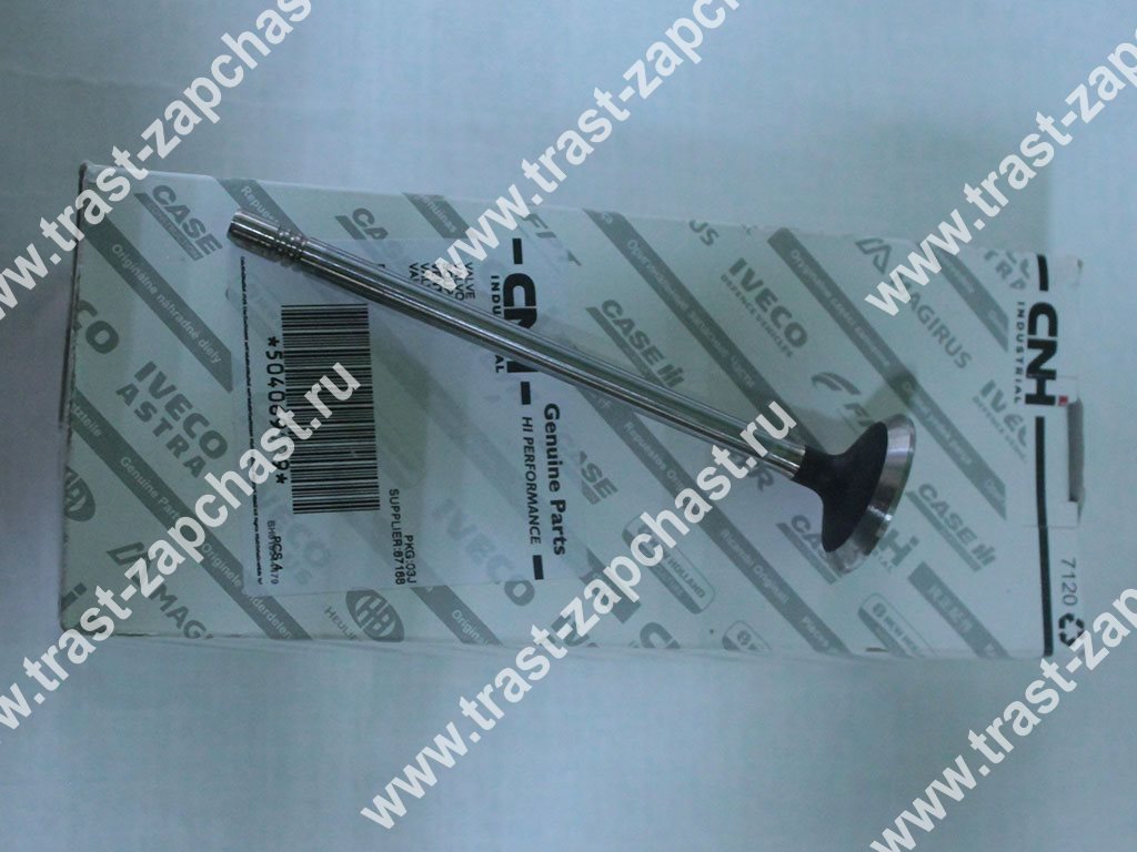 Клапан впускной 2,3 (кратн.заказа 4шт) 504069199/500362855 ORG IVECO - Миниатюра товара 1