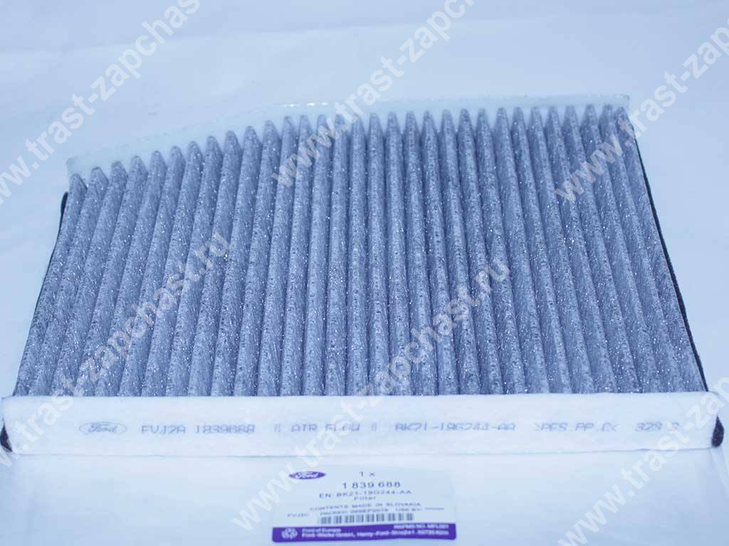Фильтр салона Cust 12-,Tr 14- (угольный) BK2119G244AB/1812679/1839688
