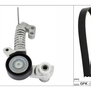 Комплект приводного ремня генератора Volvo S60,S80,S90,XC40,XC60,XC70,XC90 — 2.0 TDI INA EUROPE