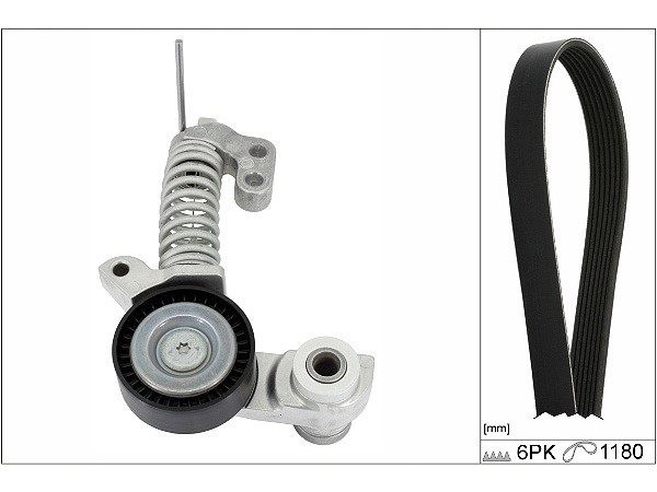 Комплект приводного ремня генератора Volvo S60,S80,S90,XC40,XC60,XC70,XC90 — 2.0 TDI INA EUROPE - Миниатюра товара 1