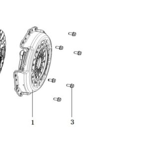 Болт крепления корзины сцепления Sollers SF1 1.5L (надо 6шт) (ORIGINAL JAC) 112330816F61